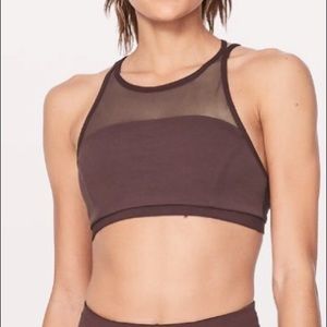 Lululemon Get Set Bra Black Cherry Size 6